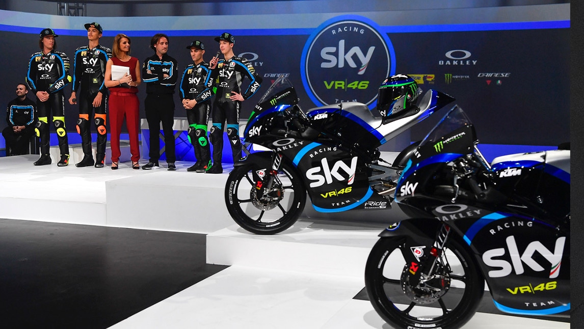 Il poker d’assi dello Sky Racing team VR46