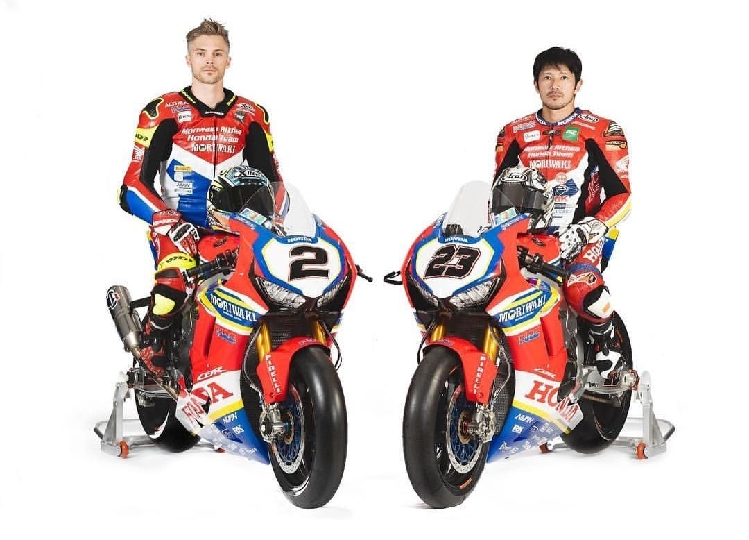 SBK: il team Moriwaki Althea Honda svela i suoi colori