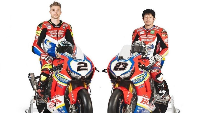 SBK: il team Moriwaki Althea Honda svela i suoi colori