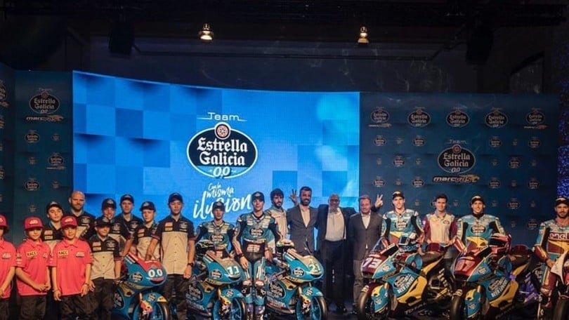 Estrella Galicia presenta il nuovo team e punta al titolo Moto2