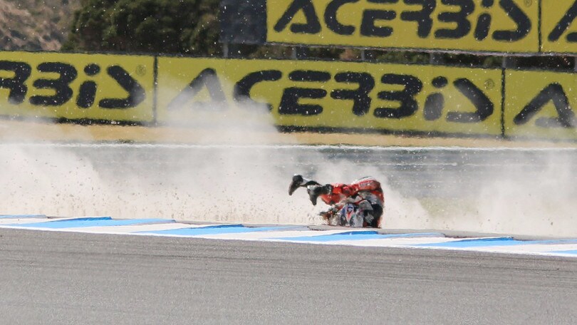 Troy Bayliss infortunato a Phillip Island