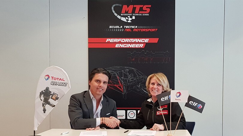 La Scuola Tecnica nel Motorsport sigla un accordo con Total Italia