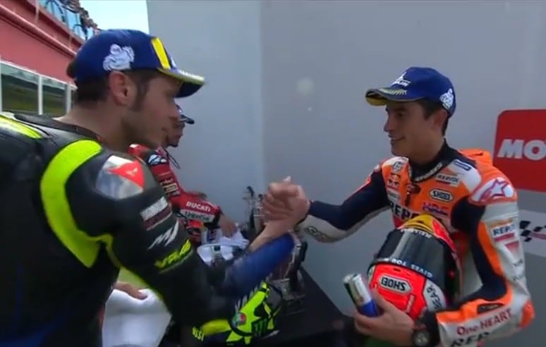 Rossi e Marquez, in Argentina scoppia la pace