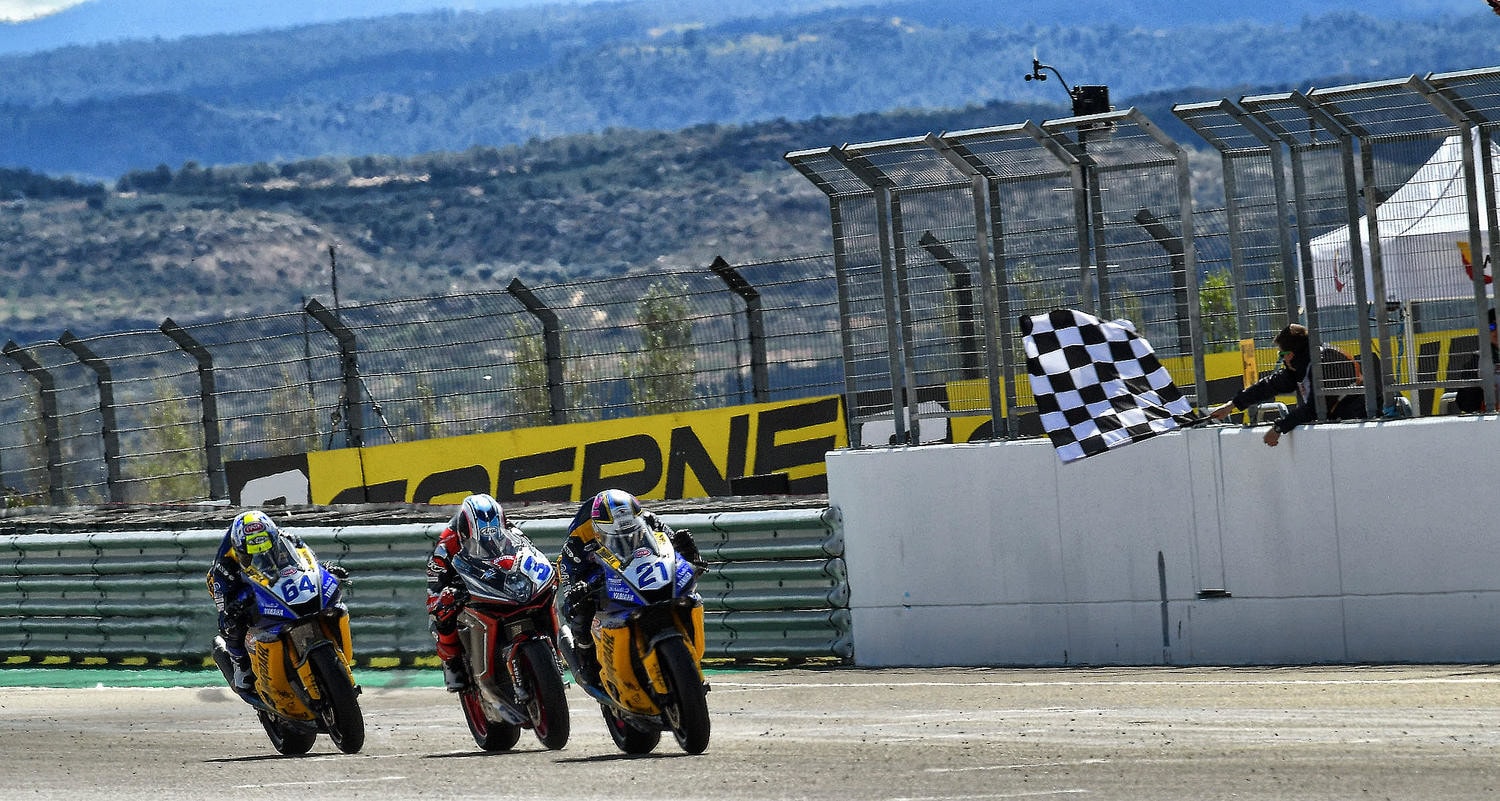 Supersport Aragon: vince Krummenacher
