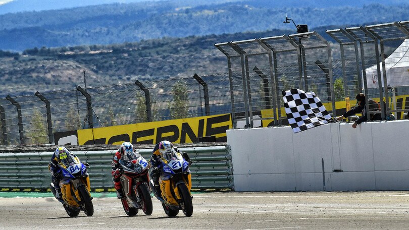 Supersport Aragon: vince Krummenacher