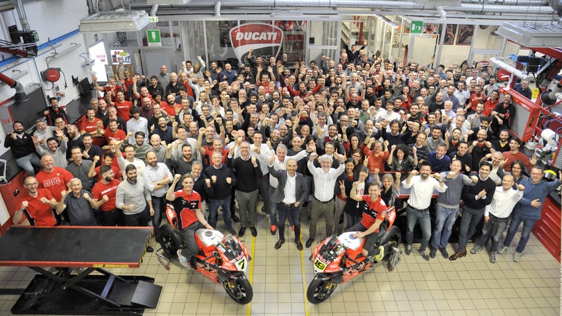 Ducati in festa per le 350 vittorie in Superbike