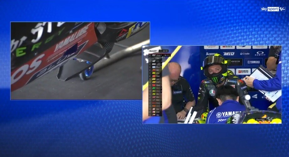 A Jerez Valentino Rossi ottiene lo spoiler che aveva chiesto a Yamaha