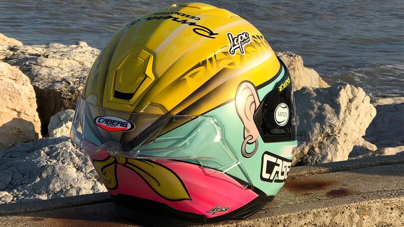 Supersport: Roccoli e il casco dedicato a Pantani