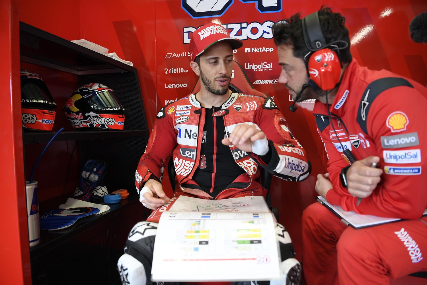 Dovizioso: ”Non siamo contenti al 100%, ma cercherò il podio”