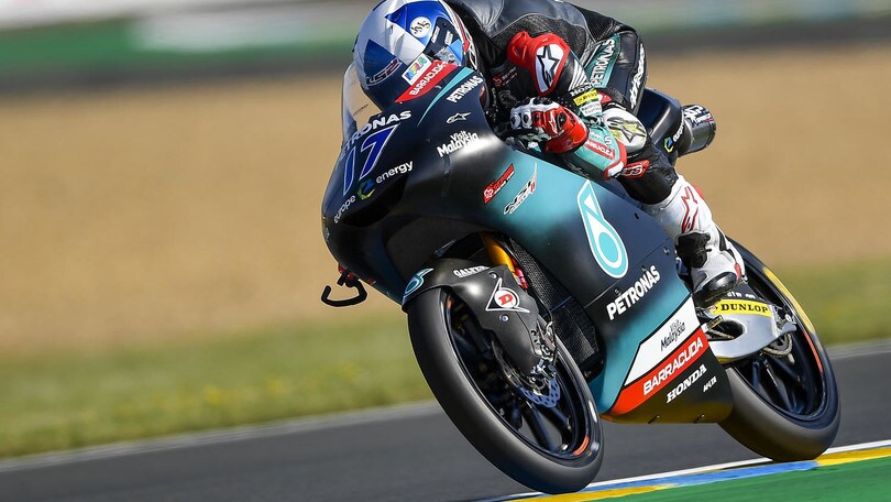 Qualifiche Moto3 Le Mans: pole di Mcphee su Arbolino