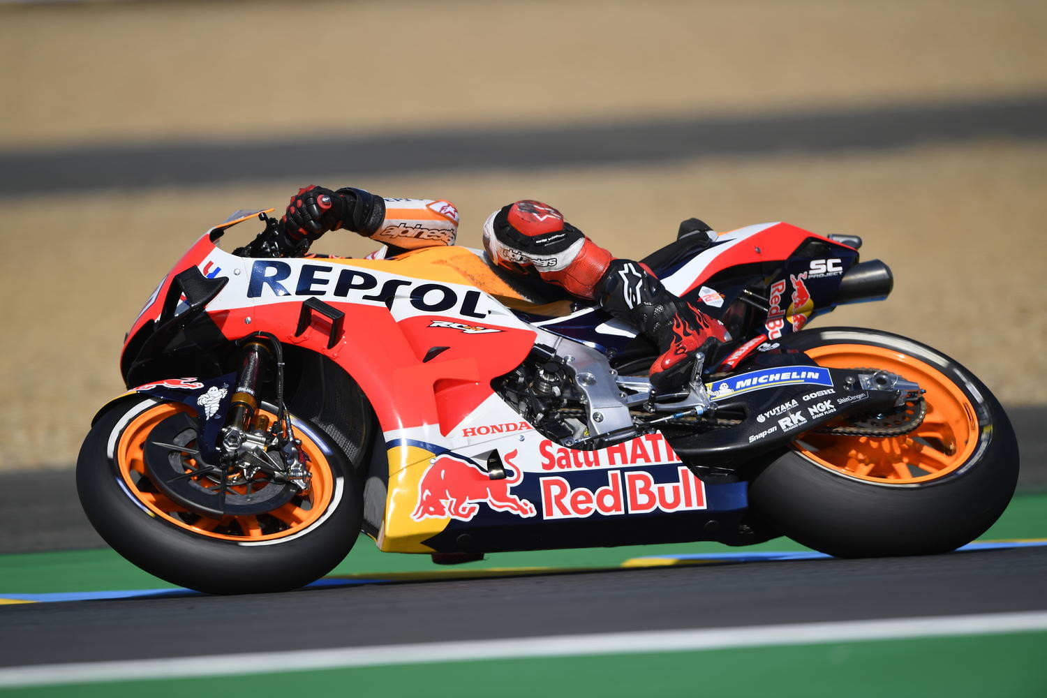 Qualifiche MotoGP Le Mans: Marquez primo in griglia davanti a Petrucci