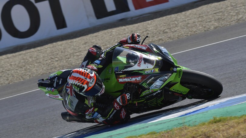 SBK Jerez, SuperPole: best crono di Rea. Melandri terzo