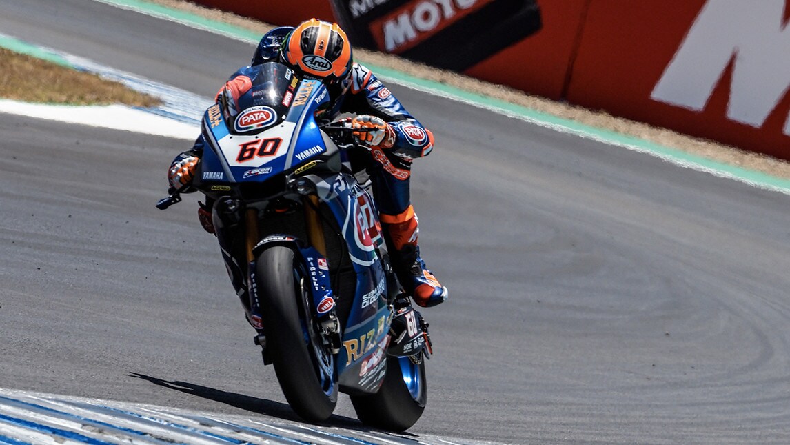 SBK Jerez, gara2: Bautista giù, Van der Mark su
