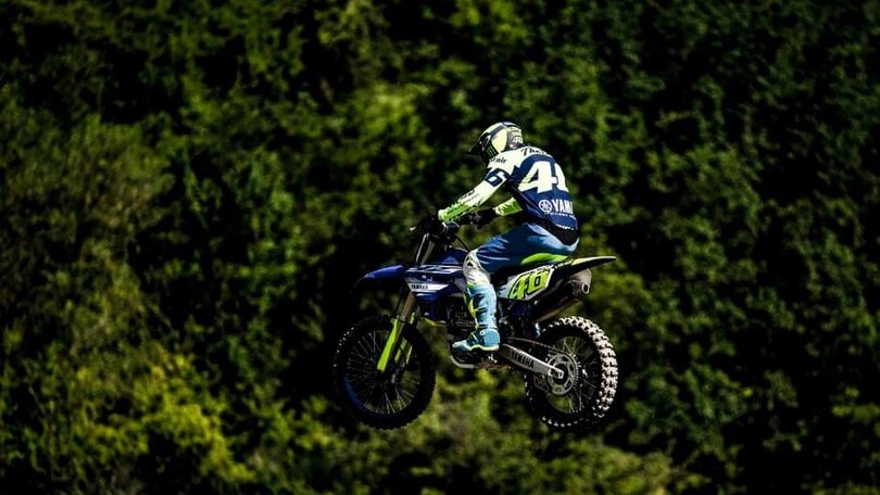 Valentino Rossi si allena con Dovizioso - FOTO