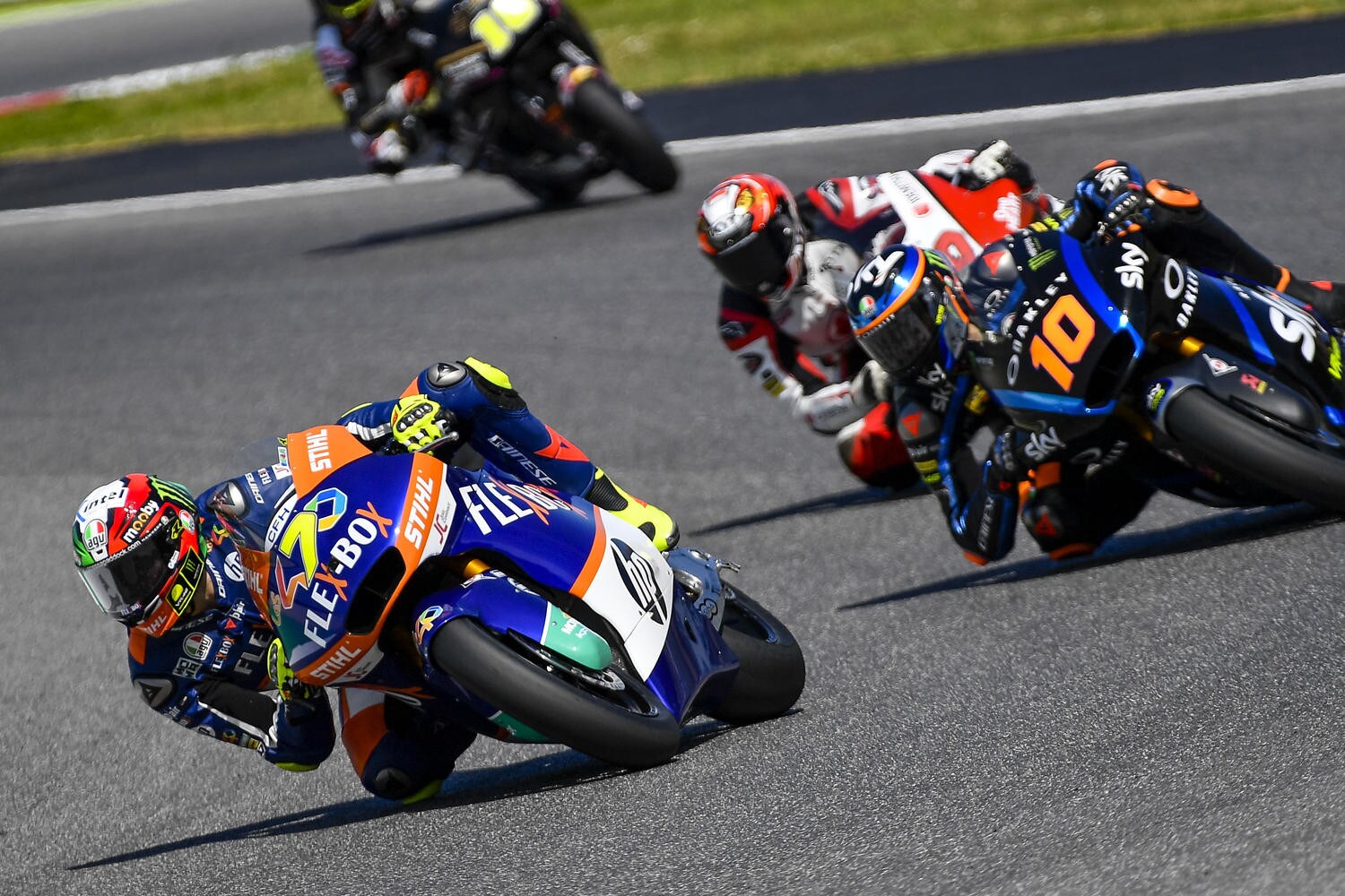 Moto2: Baldassarri-Marquez, si accende lo scontro a Barcellona