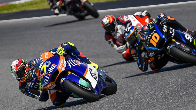 Moto2: Baldassarri-Marquez, si accende lo scontro a Barcellona