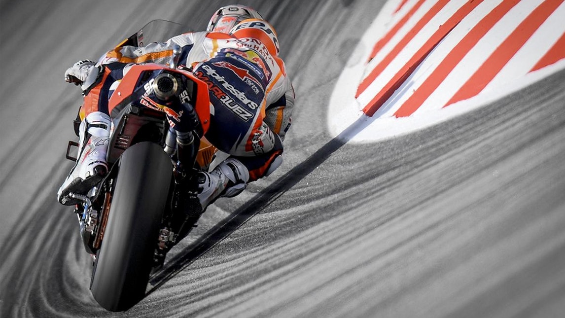 MotoGP Catalunya, Marquez cala il poker