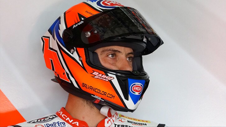 SBK Misano: Zanetti sulla Ducati di Laverty