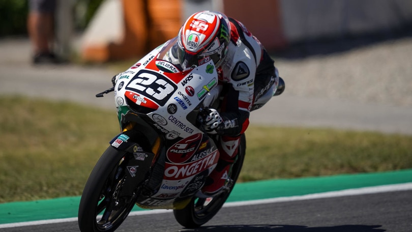 Qualifiche Moto3 Assen: Antonelli tinge di azzurro la pista olandese