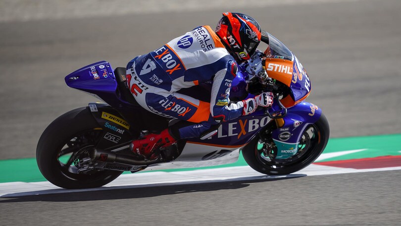Gara Moto2 Assen: vince Fernandez, terzo Luca Marini