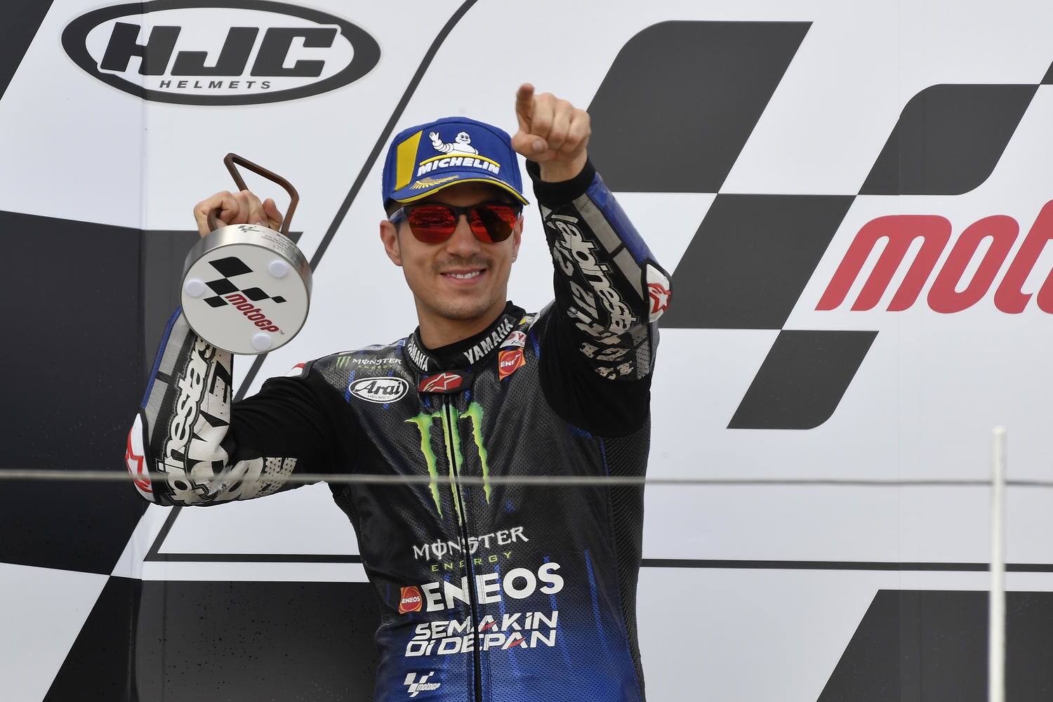 Vinales: ”Gara difficile, sono contento per il secondo posto”