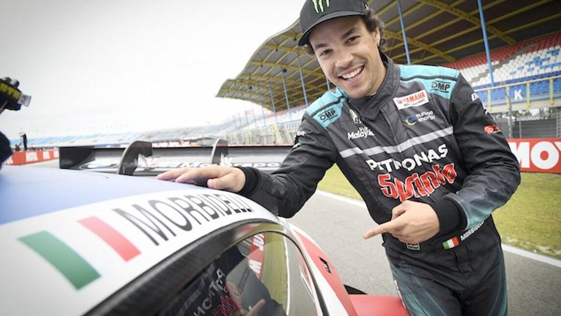 MotoGP: Morbidelli prova la BMW DTM