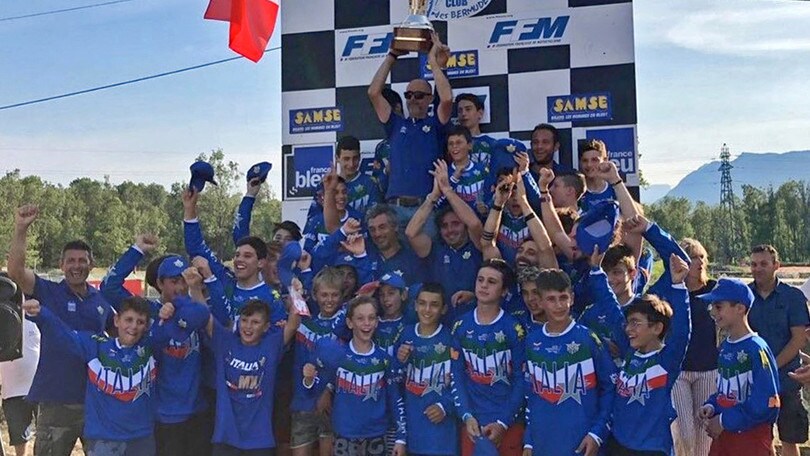 Motocross: la Maglia Azzurra vince il Trofeo Giovanile Francia-Italia