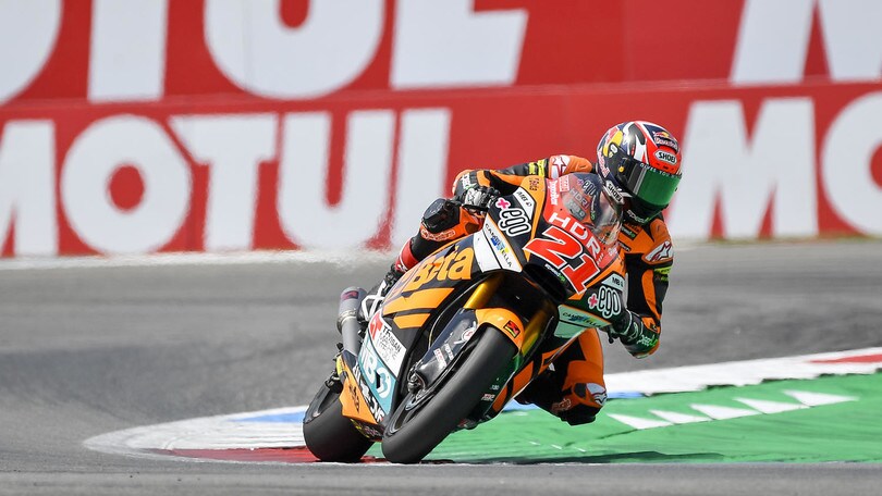 Moto2, Brno Day1: doppietta italiana con Di Giannantonio e Bulega