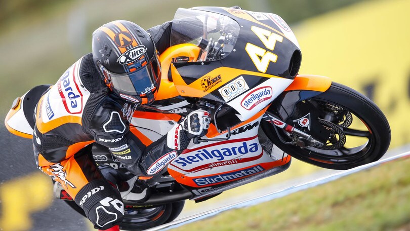 Moto3, gara: Canet beffa Dalla Porta e Arbolino