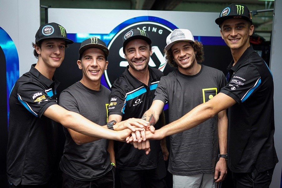 Sky Racing Team VR46: nel 2020 al via ancora con quattro piloti italiani