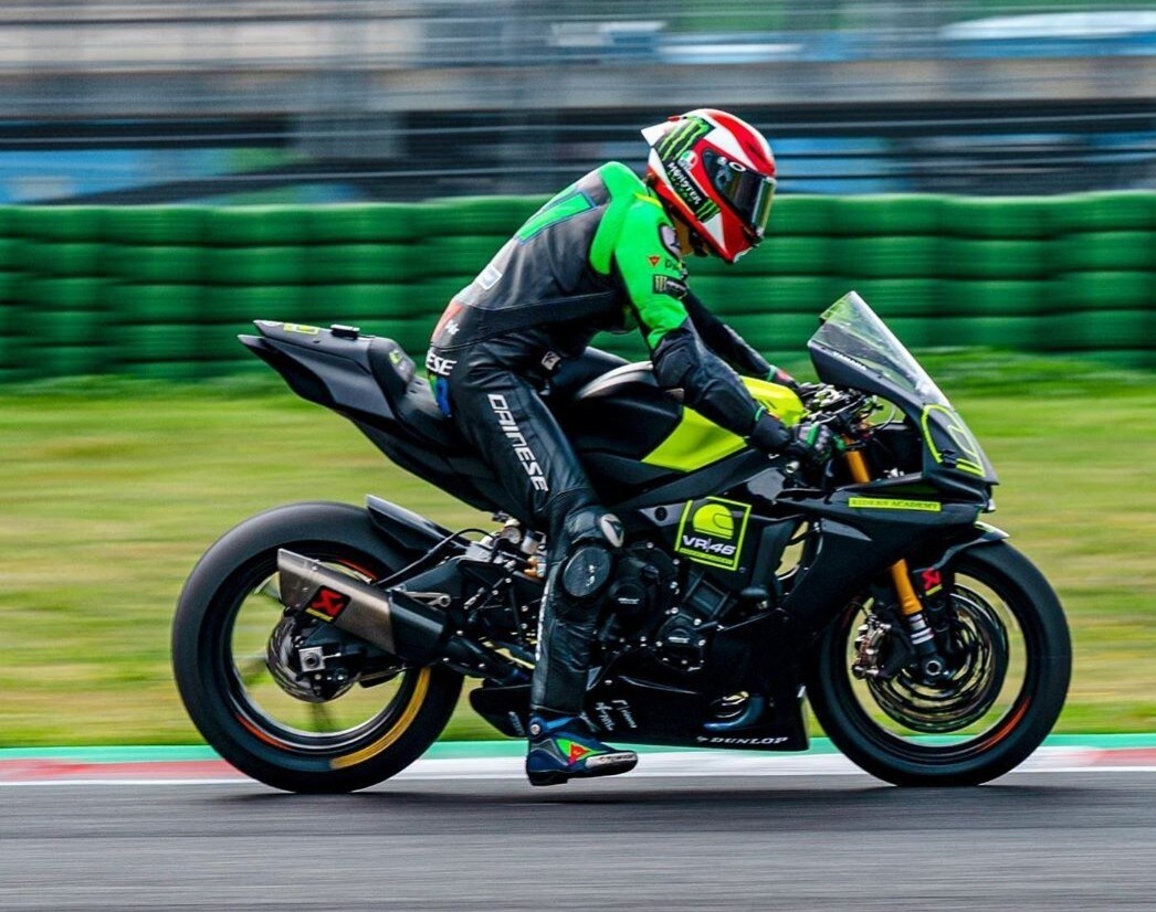 Allenamenti a Misano per Valentino Rossi e i ragazzi dell'Academy VR46