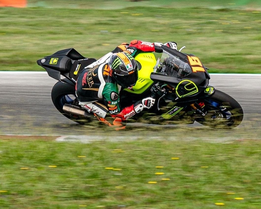 Allenamenti a Misano per Valentino Rossi e i ragazzi dell'Academy VR46