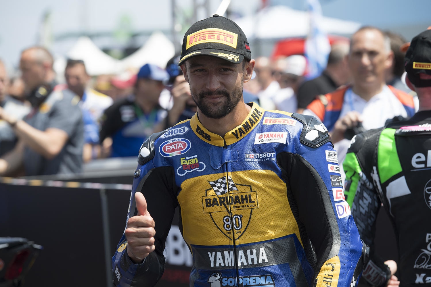 Supersport: Krummenacher vicino a MV Agusta