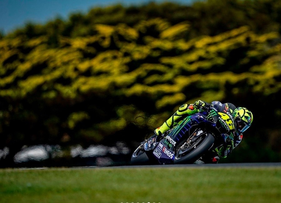 MotoGP Phillip Island, Rossi: "Bello stare davanti per un po'"