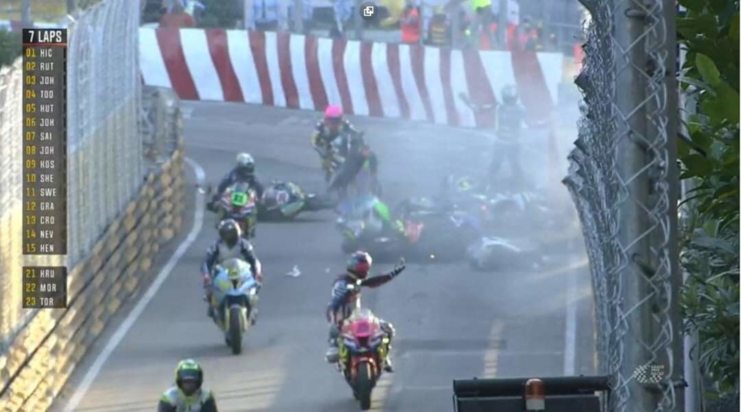 Macao GP: la gara dura solo un giro