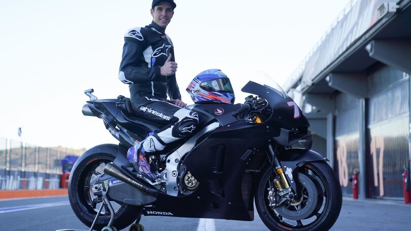 MotoGP test Valencia: Alex Marquez sulla Honda 2020