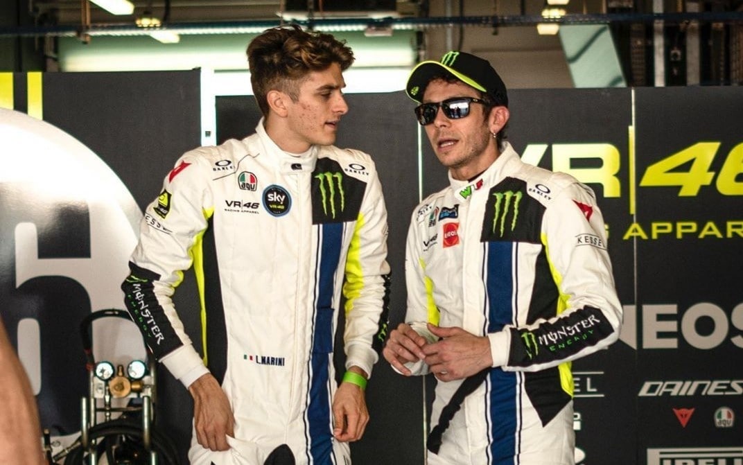 Rossi, Marini e Salucci provano la Ferrari 488 GT3
