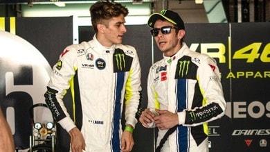 Rossi, Marini e Salucci provano la Ferrari 488 GT3
