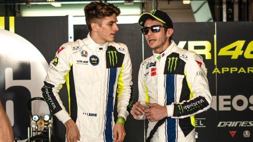 Rossi, Marini e Salucci provano la Ferrari 488 GT3