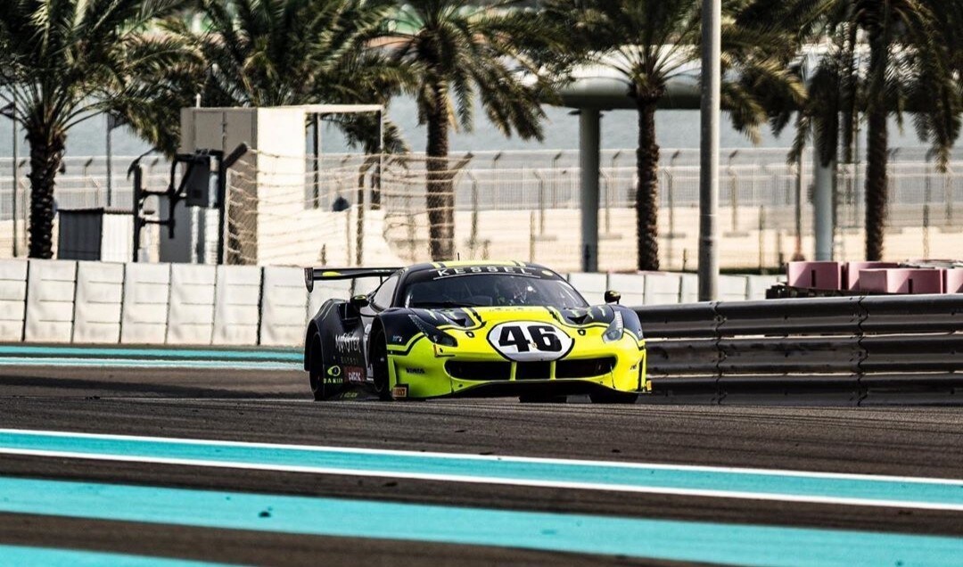 Rossi, Marini e Salucci provano la Ferrari 488 GT3