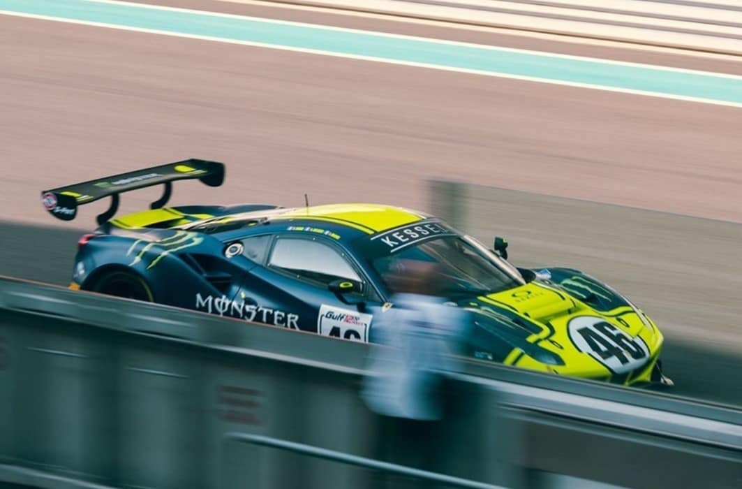 Rossi, Marini e Salucci provano la Ferrari 488 GT3