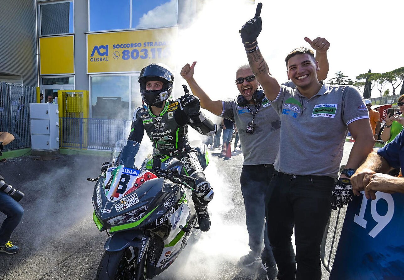 Salto in alto per Brianti, dal CIV al mondiale Supersport 300