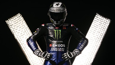 Yamaha: Maverick Vinales con la sua M1 2020 - FOTO
