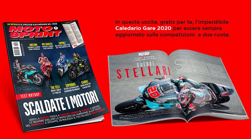 Motosprint, in regalo il Poster Calendario del 2020