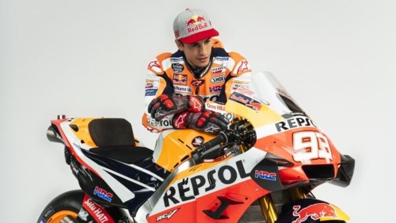 Honda MotoGP: Marc Marquez con la sua RC213V 2020 - FOTO