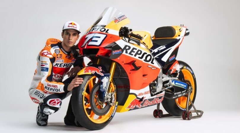 Honda MotoGP: Alex Marquez con la sua RC213V 2020 - FOTO