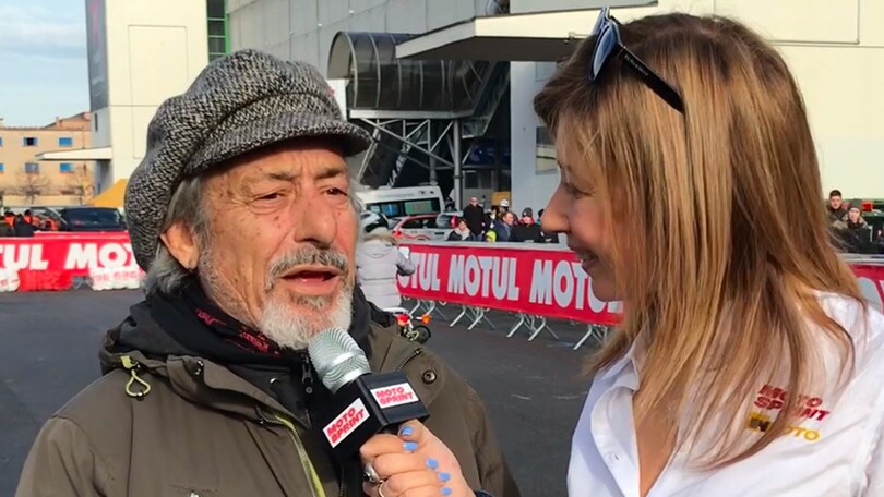Lucchinelli: “Se andassi forte come Rossi tornerei a correre” VIDEO