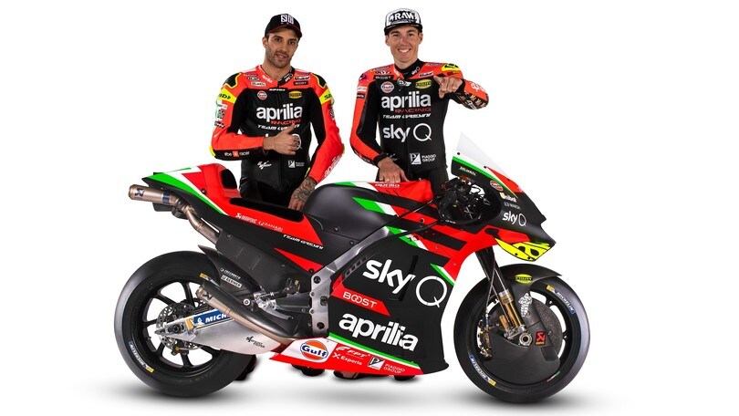 Espargaro e Iannone con l'Aprilia RS-GP 20 - FOTO