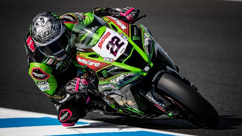Il team Kawasaki in azione a Phillip Island - FOTO