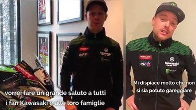 SBK: il videomessaggio di Rea e Lowes